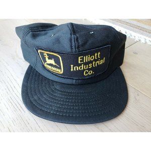 Vintage LOUISVILLE MFG USA Trucker Hat John Deere Patch Cap Elliot Industrial Co